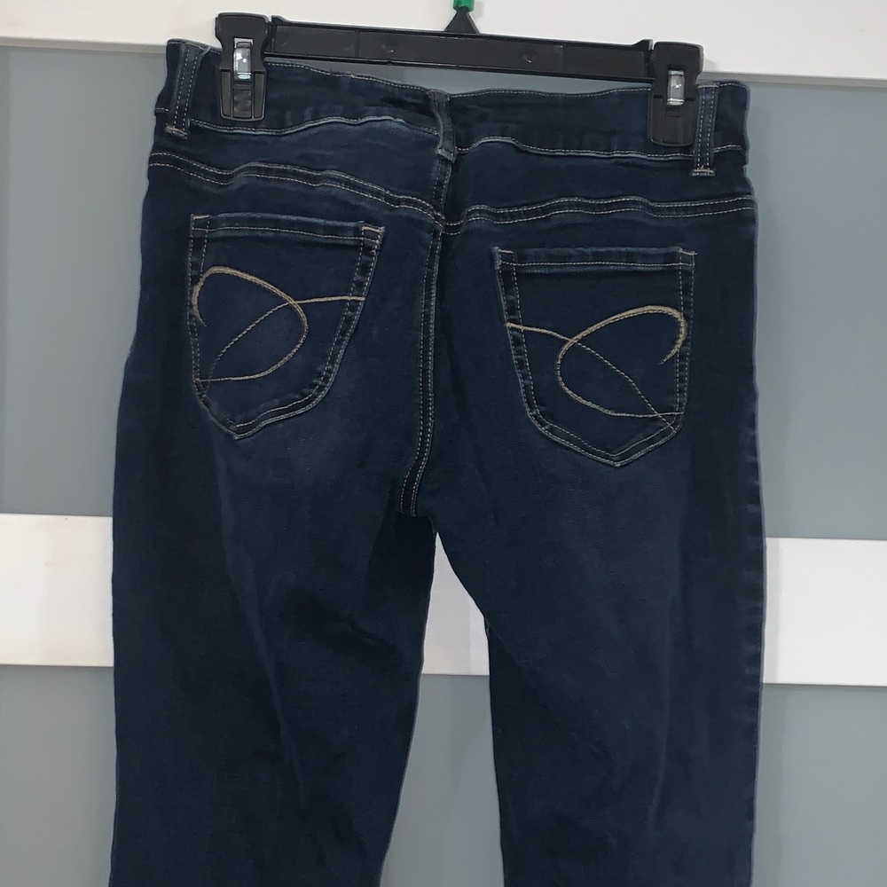 Chico's Dark Blue Straight Leg Jeans - Picture 5 of 6